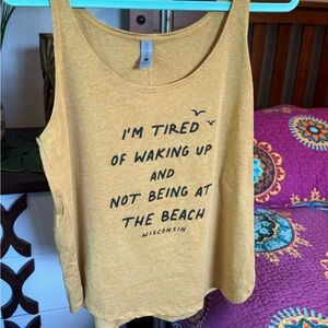 Beach tanktop large float